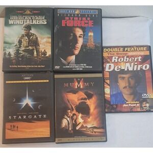 DVD Movie Lot 5 Action Adventure Sci-Fi Windtalkers Mummy Stargate + More